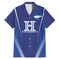 Honduras Football Custom Family Matching Mermaid Dress and Hawaiian Shirt Los Catrachos Map Sporty Style - Wonder Print Shop