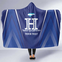 Honduras Football Custom Hooded Blanket Los Catrachos Map Sporty Style - Wonder Print Shop