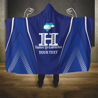 Honduras Football Custom Hooded Blanket Los Catrachos Map Sporty Style - Wonder Print Shop