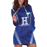 Honduras Football Custom Hoodie Dress Los Catrachos Map Sporty Style - Wonder Print Shop