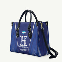 Honduras Football Custom Leather Bag Los Catrachos Map Sporty Style - Wonder Print Shop