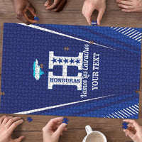 Honduras Football Custom Puzzle Los Catrachos Map Sporty Style - Wonder Print Shop