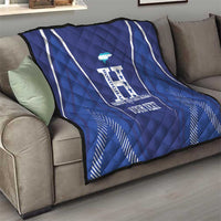 Honduras Football Custom Quilt Los Catrachos Map Sporty Style - Wonder Print Shop