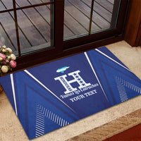 Honduras Football Custom Rubber Doormat Los Catrachos Map Sporty Style - Wonder Print Shop