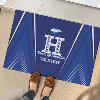 Honduras Football Custom Rubber Doormat Los Catrachos Map Sporty Style - Wonder Print Shop