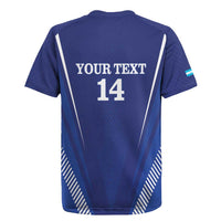 Honduras Football Custom Rugby Jersey Los Catrachos Map Sporty Style - Wonder Print Shop