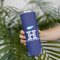 Honduras Football Custom Skinny Tumbler Los Catrachos Map Sporty Style - Wonder Print Shop