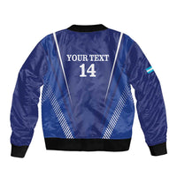 Honduras Football Custom Sleeve Zip Bomber Jacket Los Catrachos Map Sporty Style - Wonder Print Shop