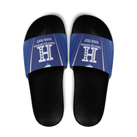 Honduras Football Custom Slide Sandals Los Catrachos Map Sporty Style - Wonder Print Shop