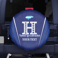 Honduras Football Custom Spare Tire Cover Los Catrachos Map Sporty Style - Wonder Print Shop
