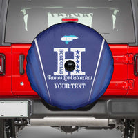 Honduras Football Custom Spare Tire Cover Los Catrachos Map Sporty Style - Wonder Print Shop