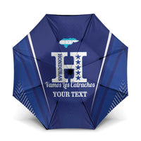 Honduras Football Custom Umbrella Los Catrachos Map Sporty Style - Wonder Print Shop