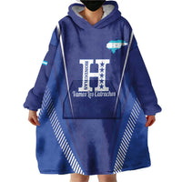 Honduras Football Custom Wearable Blanket Hoodie Los Catrachos Map Sporty Style - Wonder Print Shop
