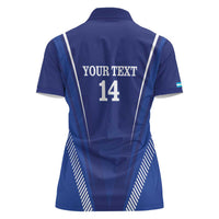 Honduras Football Custom Women Polo Shirt Los Catrachos Map Sporty Style - Wonder Print Shop