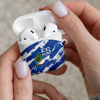 El Salvador Football AirPods Case La Selecta Torogoz Grunge Style - Wonder Print Shop