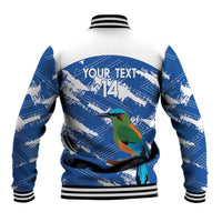 El Salvador Football Custom Baseball Jacket La Selecta Torogoz Grunge Style - Wonder Print Shop