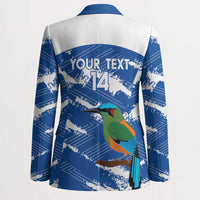 El Salvador Football Custom Blazer La Selecta Torogoz Grunge Style - Wonder Print Shop