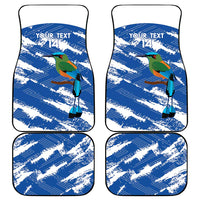 El Salvador Football Custom Car Mats La Selecta Torogoz Grunge Style - Wonder Print Shop