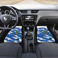 El Salvador Football Custom Car Mats La Selecta Torogoz Grunge Style - Wonder Print Shop