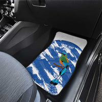 El Salvador Football Custom Car Mats La Selecta Torogoz Grunge Style - Wonder Print Shop