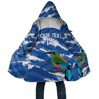 El Salvador Football Custom Cloak La Selecta Torogoz Grunge Style - Wonder Print Shop