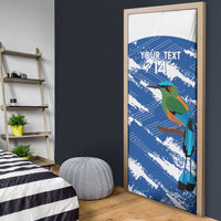 El Salvador Football Custom Door Cover La Selecta Torogoz Grunge Style - Wonder Print Shop