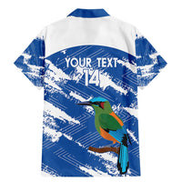 El Salvador Football Custom Family Matching Mermaid Dress and Hawaiian Shirt La Selecta Torogoz Grunge Style - Wonder Print Shop