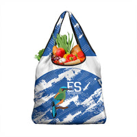 El Salvador Football Grocery Bag La Selecta Torogoz Grunge Style - Wonder Print Shop