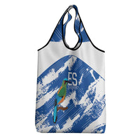 El Salvador Football Grocery Bag La Selecta Torogoz Grunge Style - Wonder Print Shop