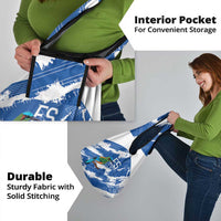El Salvador Football Grocery Bag La Selecta Torogoz Grunge Style - Wonder Print Shop