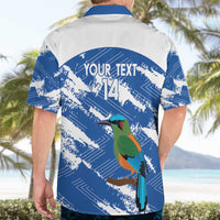 El Salvador Football Custom Hawaiian Shirt La Selecta Torogoz Grunge Style - Wonder Print Shop