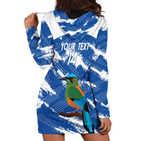 El Salvador Football Custom Hoodie Dress La Selecta Torogoz Grunge Style - Wonder Print Shop