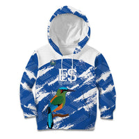 El Salvador Football Custom Kid Hoodie La Selecta Torogoz Grunge Style - Wonder Print Shop