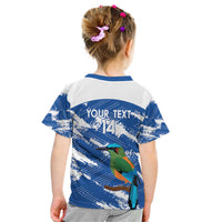 El Salvador Football Custom Kid T Shirt La Selecta Torogoz Grunge Style - Wonder Print Shop