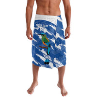 El Salvador Football Custom Lavalava La Selecta Torogoz Grunge Style - Wonder Print Shop