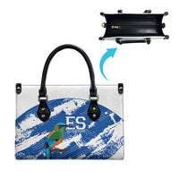 El Salvador Football Leather Bag La Selecta Torogoz Grunge Style - Wonder Print Shop