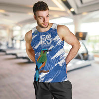 El Salvador Football Custom Men Tank Top La Selecta Torogoz Grunge Style - Wonder Print Shop