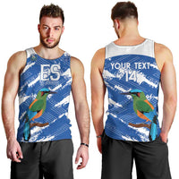 El Salvador Football Custom Men Tank Top La Selecta Torogoz Grunge Style - Wonder Print Shop