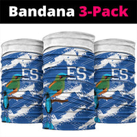 El Salvador Football Neck Gaiter La Selecta Torogoz Grunge Style - Wonder Print Shop