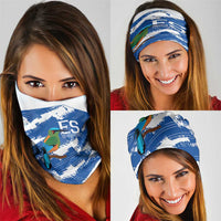 El Salvador Football Neck Gaiter La Selecta Torogoz Grunge Style - Wonder Print Shop