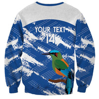 El Salvador Football Custom Sweatshirt La Selecta Torogoz Grunge Style - Wonder Print Shop