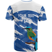 El Salvador Football Custom T Shirt La Selecta Torogoz Grunge Style - Wonder Print Shop