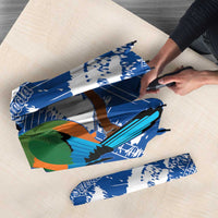 El Salvador Football Umbrella La Selecta Torogoz Grunge Style - Wonder Print Shop