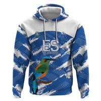 El Salvador Football Custom Zip Hoodie La Selecta Torogoz Grunge Style - Wonder Print Shop