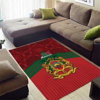 Morocco Independence Day Area Rug 1956 Proud Islamic Pattern LT14