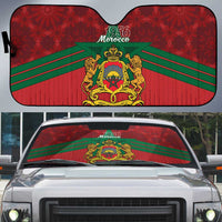 Morocco Independence Day Auto Sun Shade 1956 Proud Islamic Pattern LT14