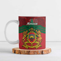 Personalized Morocco Independence Day Ceramic Mug 1956 Proud Islamic Pattern LT14