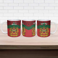 Personalized Morocco Independence Day Ceramic Mug 1956 Proud Islamic Pattern LT14