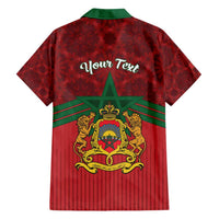 Personalized Morocco Independence Day Family Matching Long Sleeve Bodycon Dress and Hawaiian Shirt 1956 Proud Islamic Pattern - Wonder Print Shop