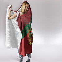 Morocco Independence Day Hooded Blanket 1956 Proud Islamic Pattern LT14